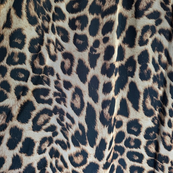 Leopard Print Women's Skirt - Picture 2 of 2